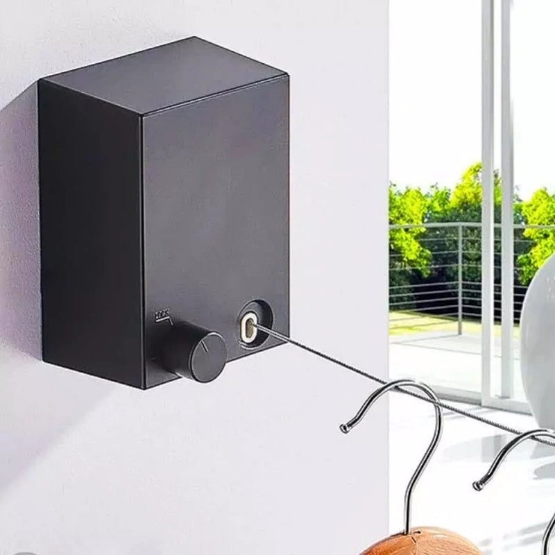 Varal Retrátil Invisível de Aço inox - Praticidade ao seu alcance