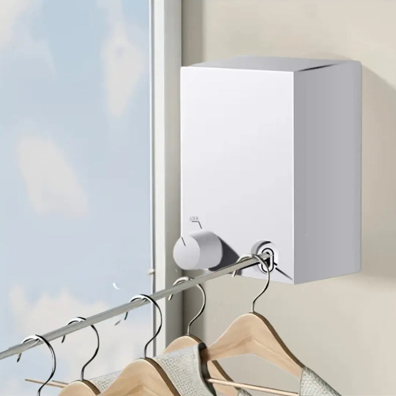 Varal Retrátil Invisível de Aço inox - Praticidade ao seu alcance